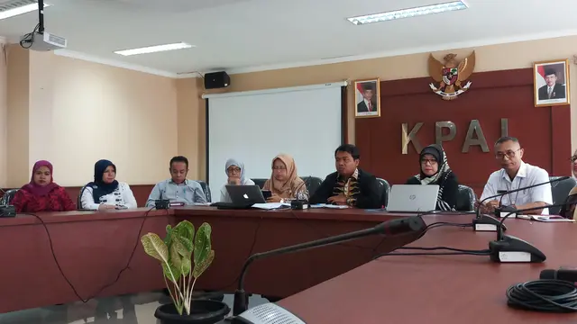 KPAI bersama Kementerian Sosial RI menggelar konferensi pers terkait keterlibatan anak dalam kerusuhan pada 22 Mei lalu. (Foto: Fitri Haryanti/Liputan6.com