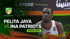 Berita video highlights laga IBL 2023 antara Pelita Jaya Bakrie Jakarta melawan Indonesia Patriots yang berakhir dengan skor 78-66, Sabtu (21/1/2023) malam hari WIB.
