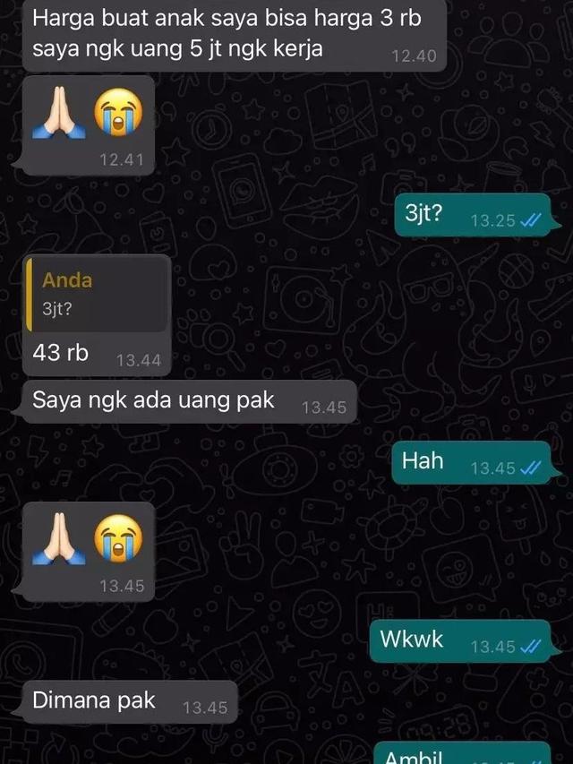8 Chat Pembeli Nawar Harga ke Penjual Ini Kocak, Bikin Geregetan