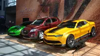 Chevrolet menampilkan empat mobil flagship yang menjadi punggawa autobots di film  Transformers: Age of Extinctions.