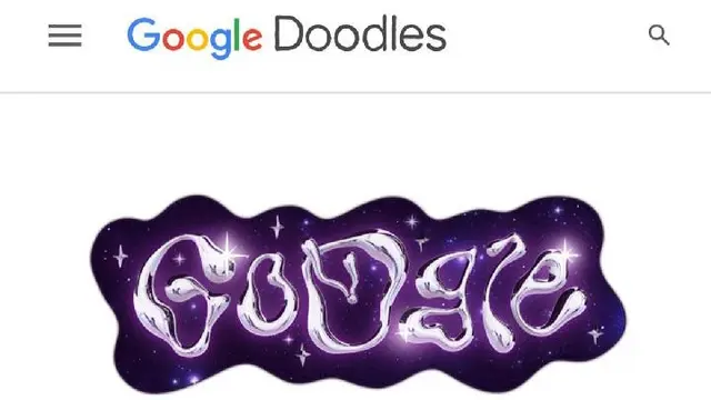 Google Doodle Malam Tahun Baru 2025