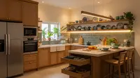 7 Ide Dapur Kecil untuk Keluarga Besar di 2025, Tetap Rapi dan Nyaman Walau Sempit