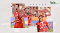 3 pemain kunci Persija yang bisa membahayakan Madura United. (Bola.com/Dody Iryawan)
