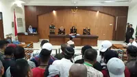 Sidang kasus pembunuhan bocah dalam karung (Liputan6.com/Achmad Sudarno)