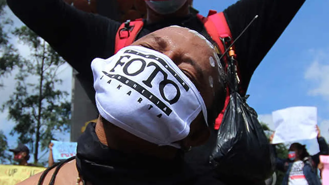 Aksi Solidaritas Jurnalis di Tangerang