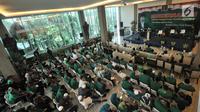 Suasana Mukernas III PPP Muktamar Jakarta di Kantor DPP PPP, Menteng, Kamis (15/11). Mukernas mengagendakan pengukuhan Humphrey Djemat sebagai ketua umum. (Merdeka.com/Iqbal Nugroho)