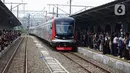 Kegiatan ini bertujuan agar masyarakat luas dapat melihat serta mengetahui sejarah perjalanan moda transportasi KRL Jabodetabek dari masa ke masa. (Liputan6.com/Angga Yuniar)