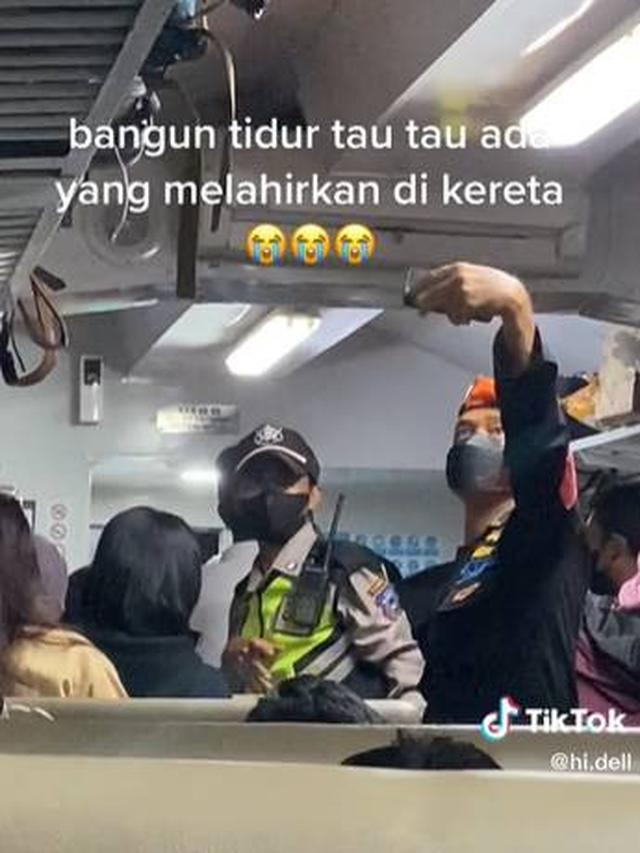 Viral Momen Melahirkan di Kereta Ini Bikin Heboh Satu Gerbong