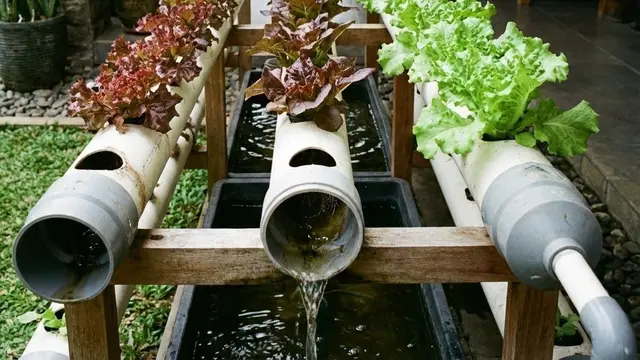 Kebun Sayur Mini Hidroponik Sederhana