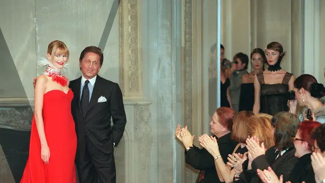 Desainer Valentino Garavani Meninggal di Usia 93 Tahun, Karyanya Kesayangan Aktris di Ajang Oscar