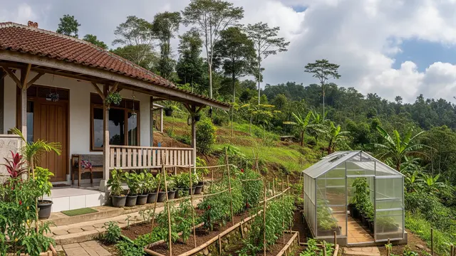 9 Ide Kebun Sayur untuk Rumah yang Berada di Area Perbukitan, Asri dan Mudah Dirawat