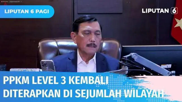 VIDEO: Jabodetabek, Bali, D.I Yogyakarta, dan Bandung Raya Berstatus PPKM Level 3
