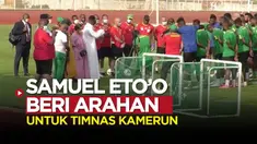 Berita video Samuel Eto'o hadiri sesi latihan Kamerun jelang 16 besar Piala Afrika 2021
