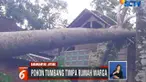 Pagi ini warga bergotong royong dibantu relawan dan Satgas BPBD (Badan Penanggulangan Bencana Daerah) Karanganyar kerja bakti untuk memotong pohon yang menimpa rumah.