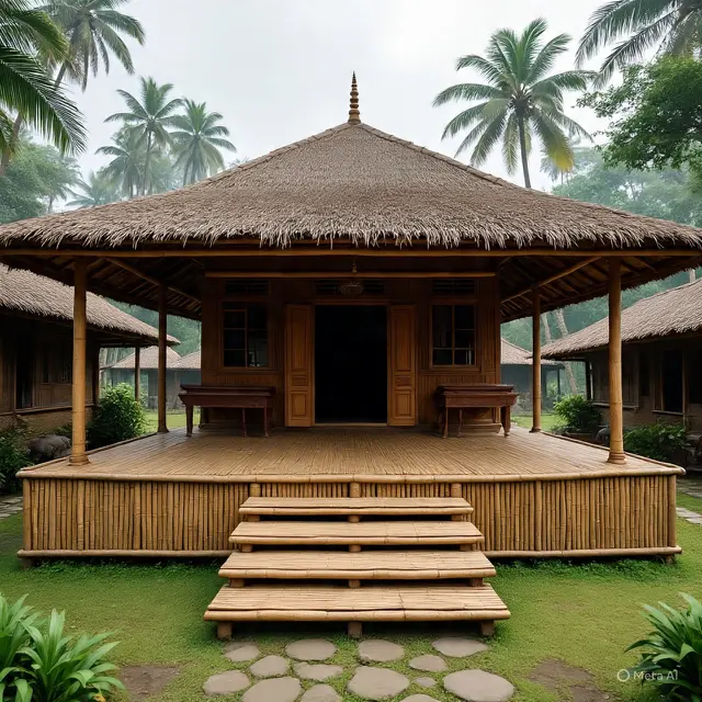 Model Teras Bambu yang Bikin Tradisional Terbaru 2025. Meta AI