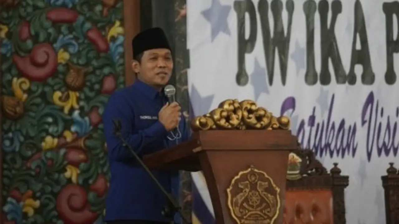 Ketua Umum PW IKA-PMII Jatim  Thoriqul Haq. (Dian Kurniawan/Liputan6.com)