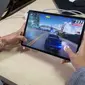 Galaxy Tab S6 saat dipakai untuk main gim (Liputan6.com/ Agustin Setyo W)