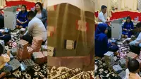 Viral Bos Skincare di Makassar Setor Bergepok-gepok Uang, Teller Bank Datang ke Rumah (Tangkapan Layar TikTok/mirahayati91)