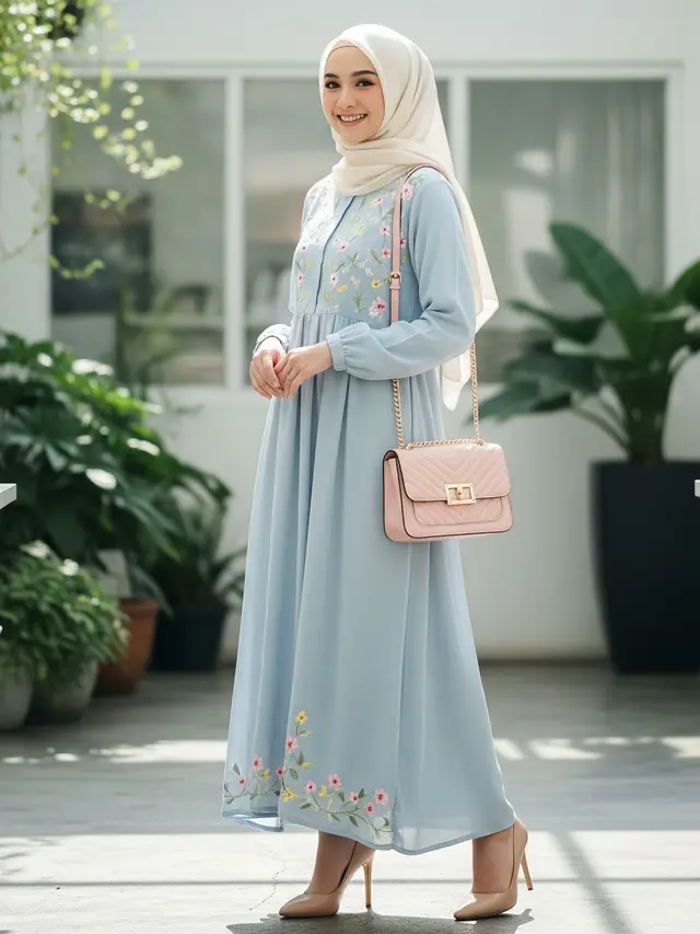 Mix anda Match Gamis Sepatu Tas