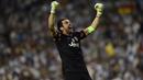 2. Gianluigi Buffon - Sejak tahun 2001 dirinya sudah dipercaya sebagai penjaga gawang utama dari Juventus meski kala itu masih berusia 23 tahun. Menjadi kiper terbaik Serie A selama delapan musim menjadi bukti kehebatannya bersama Si Nyonya Tua. (AFP/Javier Soriano)