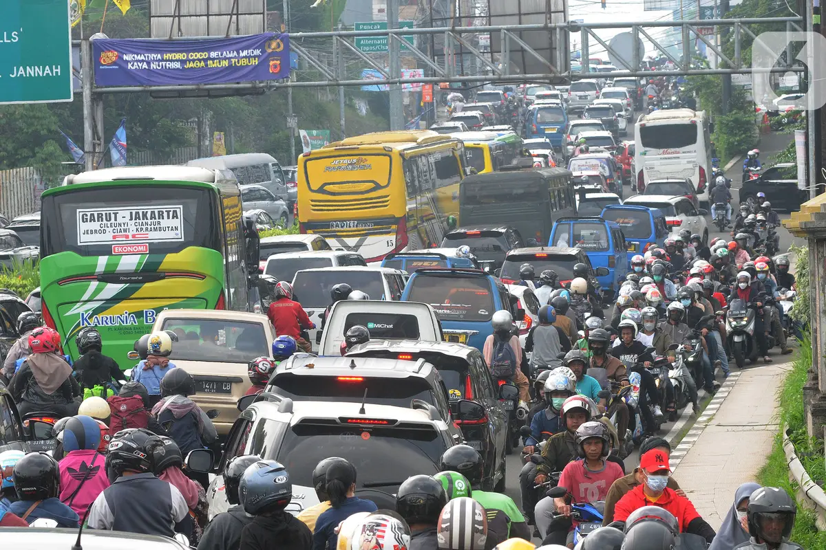Situasi Jalur Puncak di Libur Panjang Akhir Pekan