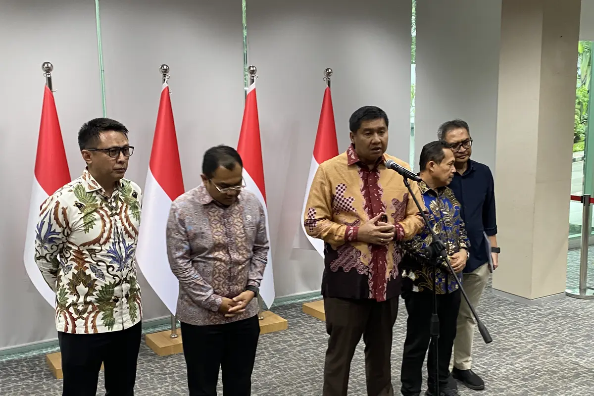 Menteri PKP, Maruarar Sirait  saat konferensi pers di Wisma Danantara, Jumat (17/4/2026). (Foto: Liputan6.com/Immanuel Christian)