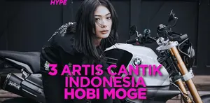 Berikut 3 artis cantik Indonesia yang hobi mengendarai moge alias motor gede!