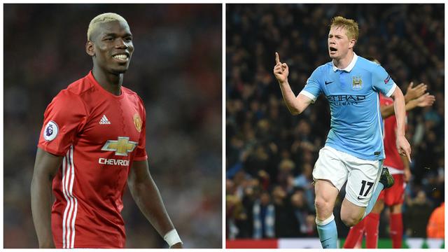 Paul Pogba vs Kevin De Bruyne