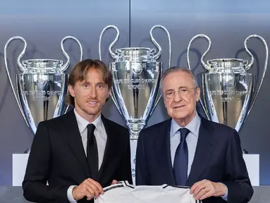 Real Madrid memperpanjang kontrak kapten Luka Modric selama satu musim. Modric masih akan membela Los Blancos hingga 2025. (FOTO: instagram.com/realmadrid/)