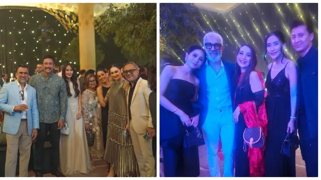 6 Potret Artis di Anniversary Manoj Punjabi dan Istri ke 25 Tahun, Bertabur Bintang Ternama