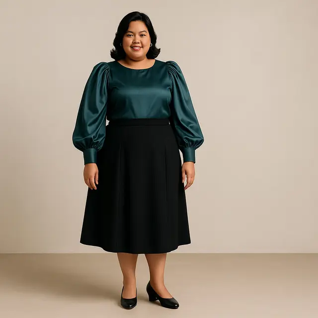 Model Lengan Bishop yang Cocok untuk Orang Gemuk/Ilustrasi gambar oleh AI