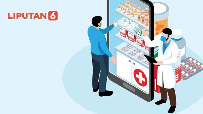 Infografis Alur Telemedicine dan Obat Gratis untuk Pasien  