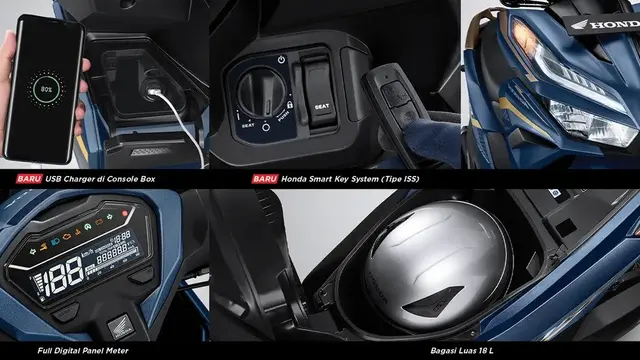 Fitur yang Ditawarkan Honda Vario 125