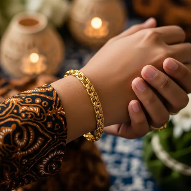 9 Model Gelang Emas Italy untuk Acara Syukuran Rumah
