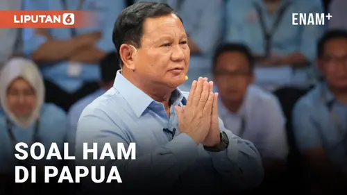 VIDEO: Ganjar Tanggapi Soal HAM di Papua, Prabowo: Saya Mau Jawab!