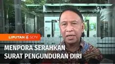 Menteri Pemuda dan Olahraga Zainudin Amali menyerahkan surat pengunduran dirinya sebagai Menpora, kepada Menteri Sekretaris Negara, Kamis kemarin.