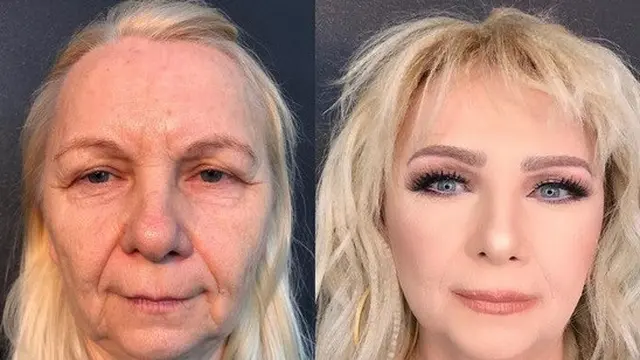 transformasi makeup awet muda