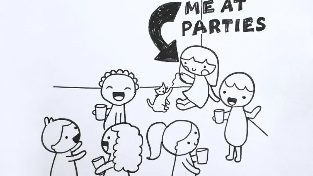 10 Doodle Ini Wakili Kehidupan dan Kondisi Mental Orang Introvert
