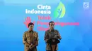 Presiden RI Joko Widodo (kanan) memberi sambutan pada acara Pencanangan Aksi Nasional Pemberantasan Obat Ilegal dan Penyalahgunaan Obat di Cibubur, Jakarta, Selasa (3/10). (Liputan6.com/Faizal Fanani)