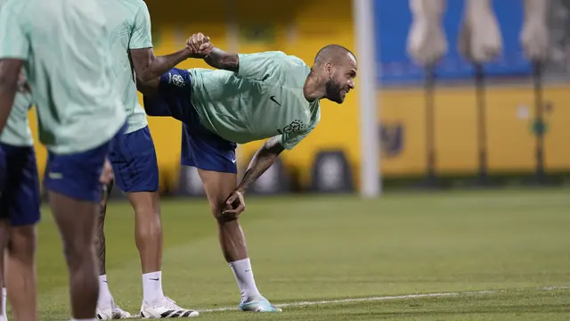 Latihan Brasil di Piala Dunia 2022