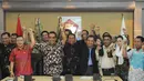 Fraksi Partai Gerindra usai menggelar jumpa pers terkait kenaikan harga BBM di Gedung DPR, Jakarta, Selasa (18/11/2014). (Liputan6.com/Andrian M Tunay)