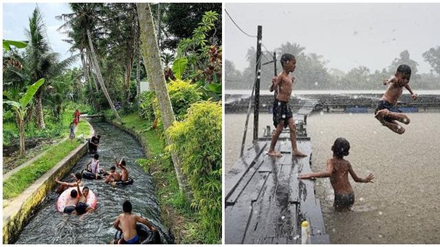 6 Kelakuan Kocak Saat Main Air Ini Bikin Kangen Masa Kecil Hot