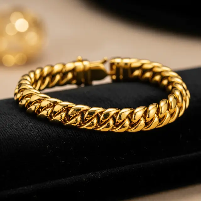 9 Gelang Emas Rantai Arab 24 Karat Nilai Jual Tinggi, Cocok untuk Investasi