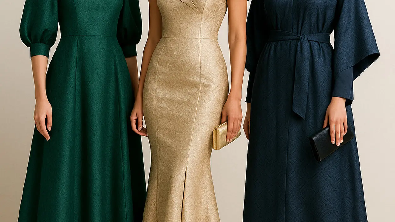 Model Long Dress Jacquard Terbaru 2025