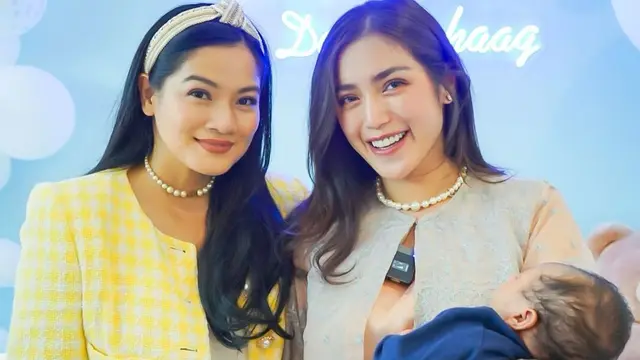 6 Momen Perayaan Satu Bulan Anak Kedua Jessica Iskandar, Wajah dan Nama Diekspos