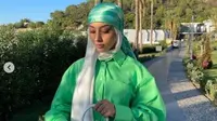 Mengawali Ramadhan dengan Penampilan Simpel dan Hijab Warna Cerah.&nbsp; foto: Instagram @itsbeyzo