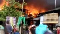 Kebakaran rumah dan barak asrama TNI AD di Makasar, hingga peninjauan gas elpiji 3 kg di Kotamobagu.