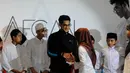 Pelantun "Jodoh Pasti Bertemu" itu pun berharap dengan adanya kegiatan seperti ini bisa mendekatkan dirinya dengan Afganisme, Jakarta, Jumat (18/7/14). (Liputan6.com/Andrian M Tunay)