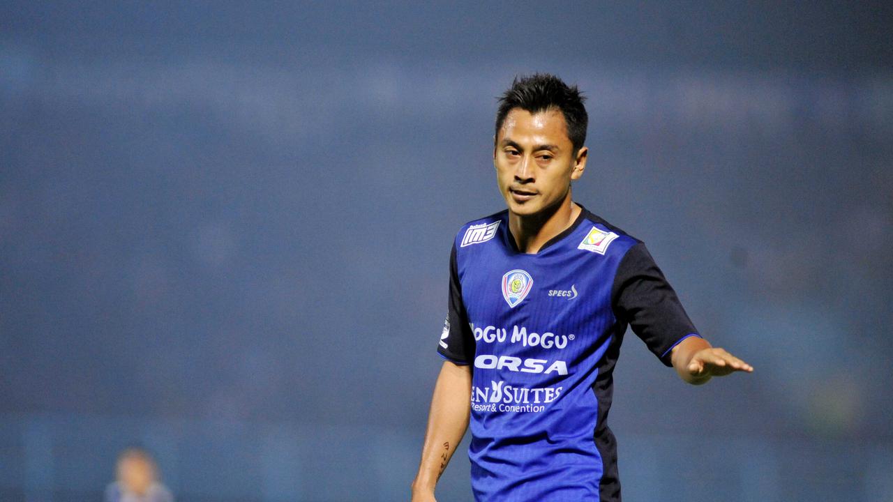 Striker Arema Cronus Samsul Arif (Liputan6.com / Rana Adwa)