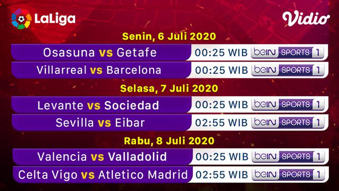 Jadwal Dan Link Live Streaming La Liga Malam Ini Di Vidio Sevilla Vs Eibar Bola Liputan6 Com